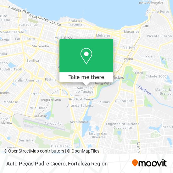 Auto Peças Padre Cícero map
