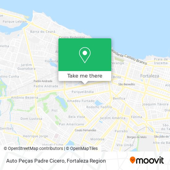 Auto Peças Padre Cicero map