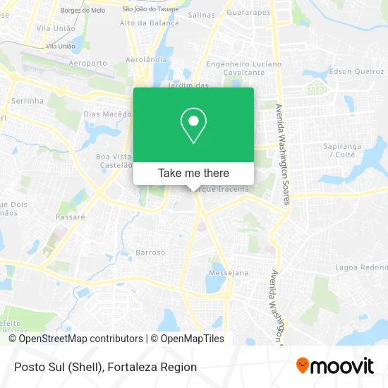 Posto Sul (Shell) map