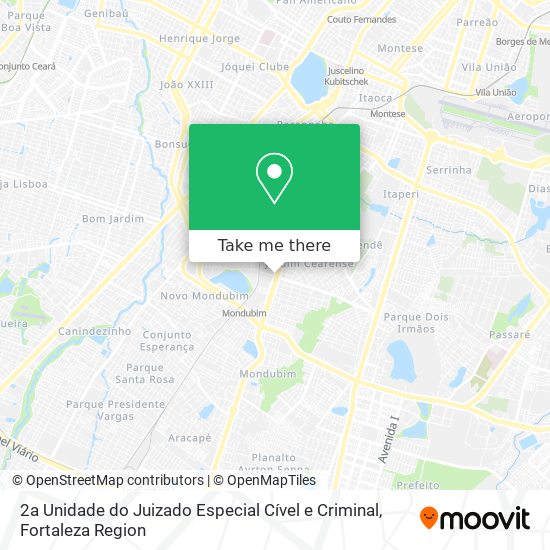 2a Unidade do Juizado Especial Cível e Criminal map