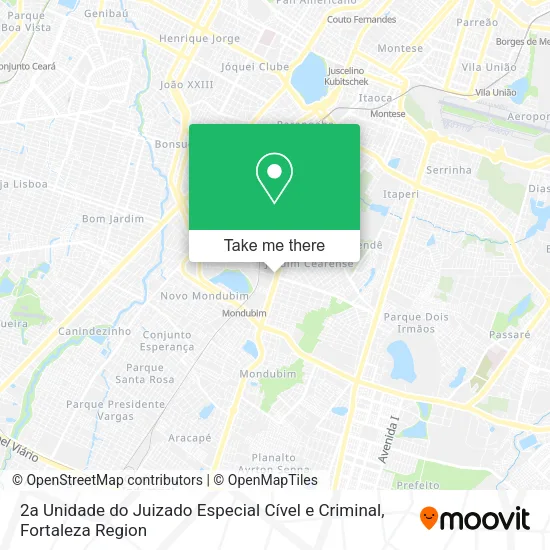 2a Unidade do Juizado Especial Cível e Criminal map