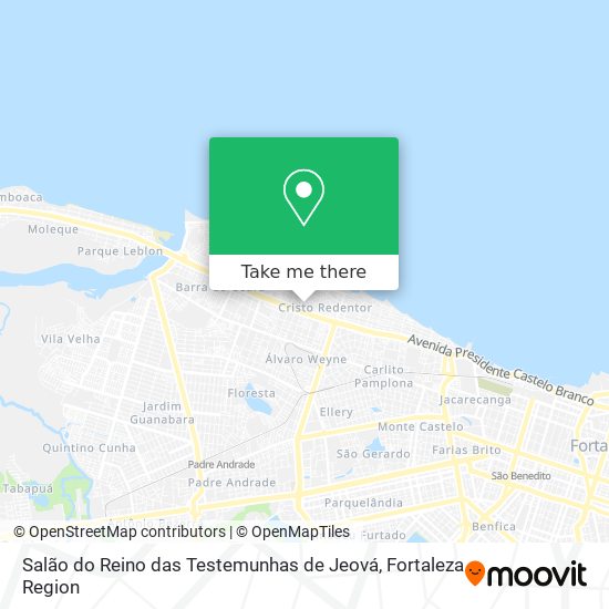 Salão do Reino das Testemunhas de Jeová map