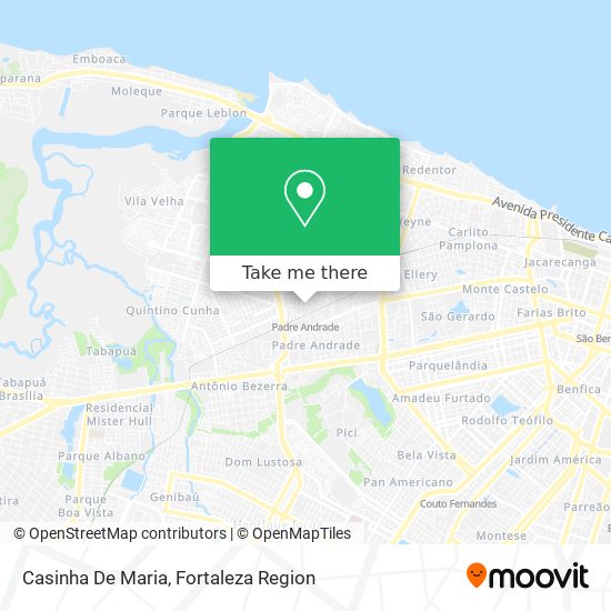 Mapa Casinha De Maria