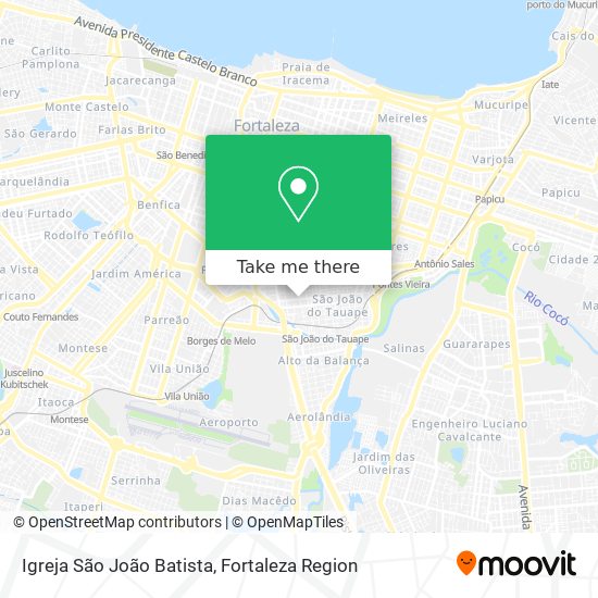 Igreja São João Batista map