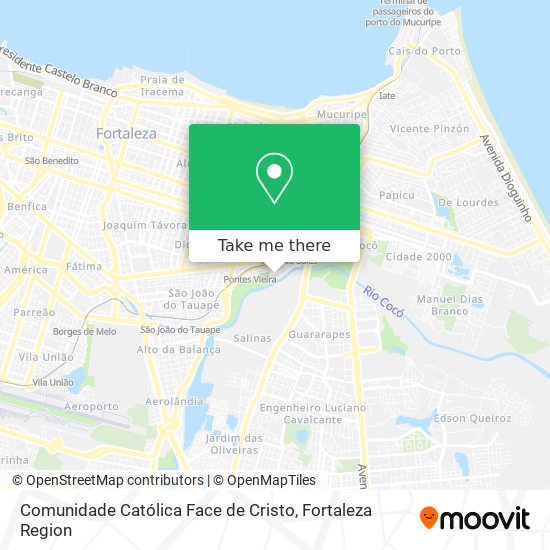 Comunidade Católica Face de Cristo map