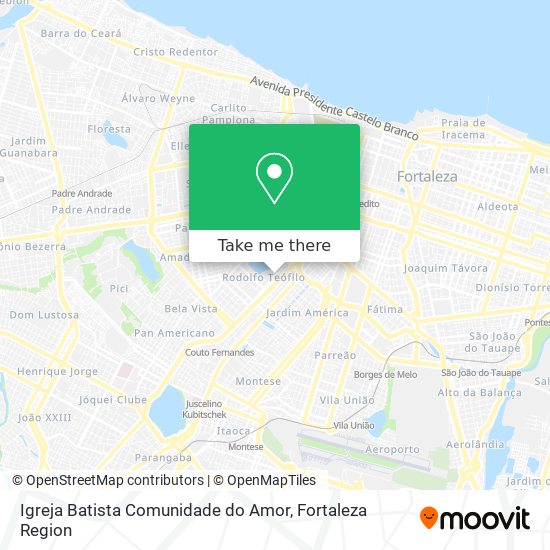 Igreja Batista Comunidade do Amor map