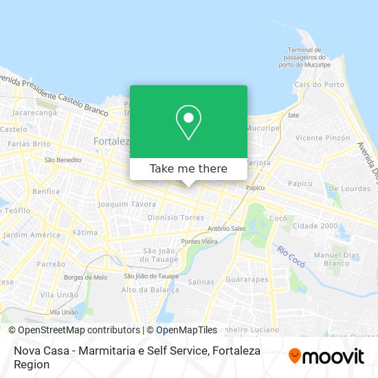Nova Casa - Marmitaria e Self Service map