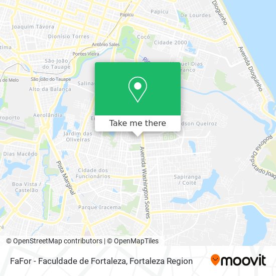 FaFor - Faculdade de Fortaleza map