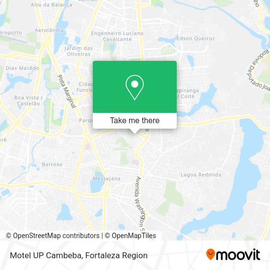 Motel UP Cambeba map