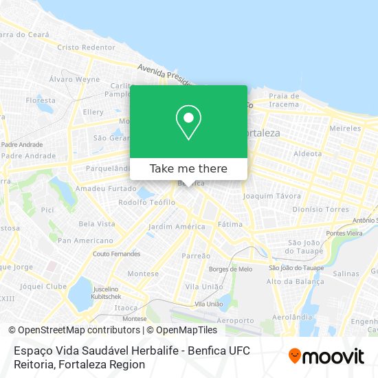 Espaço Vida Saudável Herbalife - Benfica UFC Reitoria map