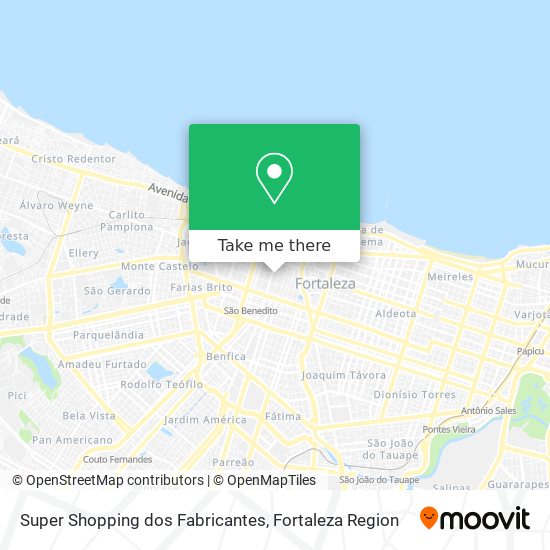 Super Shopping dos Fabricantes map