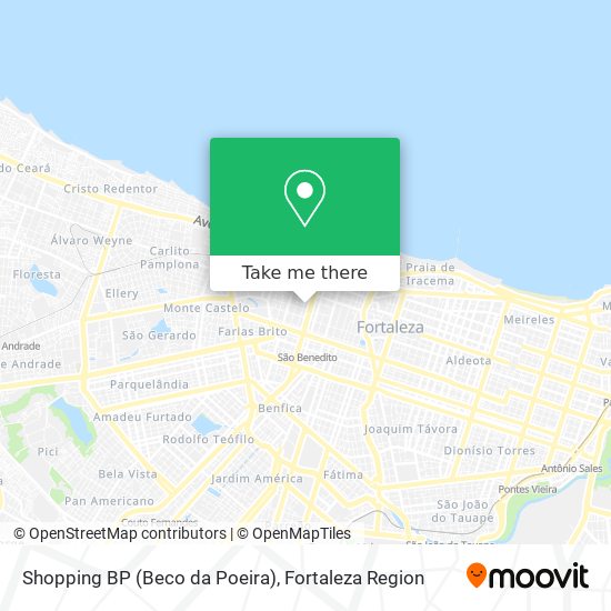 Shopping BP (Beco da Poeira) map