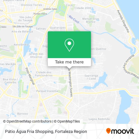 Mapa Pátio Água Fria Shopping