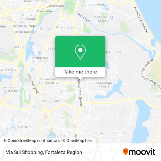 Via Sul Shopping map