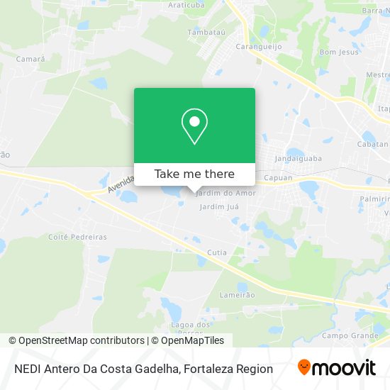 NEDI Antero Da Costa Gadelha map