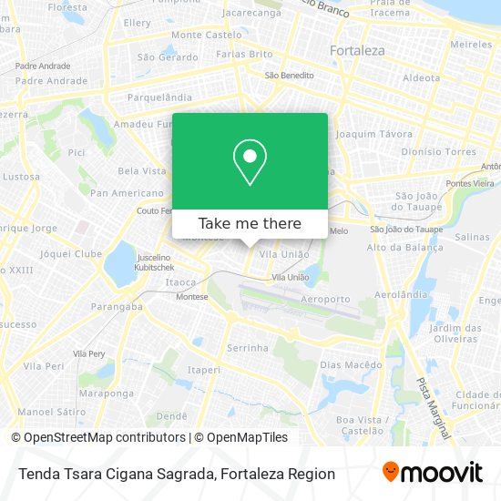 Tenda Tsara Cigana Sagrada map