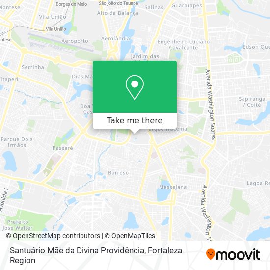 Santuário Mãe da Divina Providência map