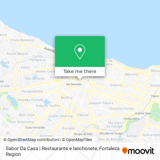 Mapa Sabor Da Casa | Restaurante e lanchonete