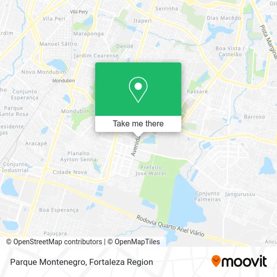 Parque Montenegro map