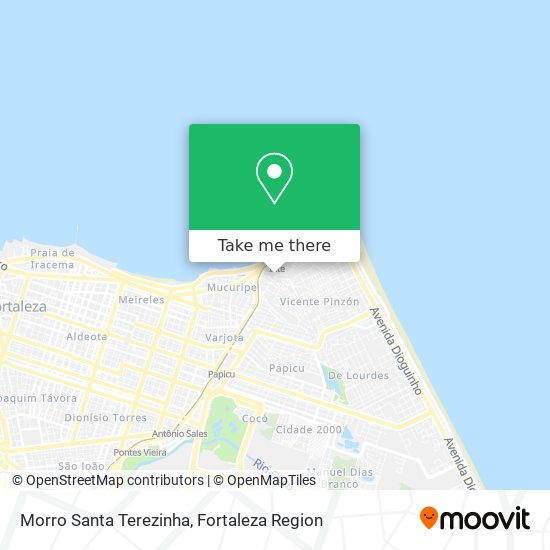 Morro Santa Terezinha map