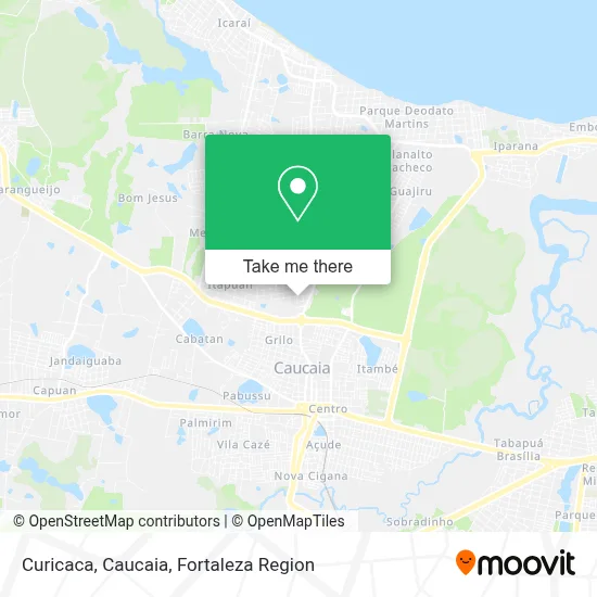 Curicaca, Caucaia map