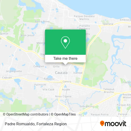 Padre Romualdo map