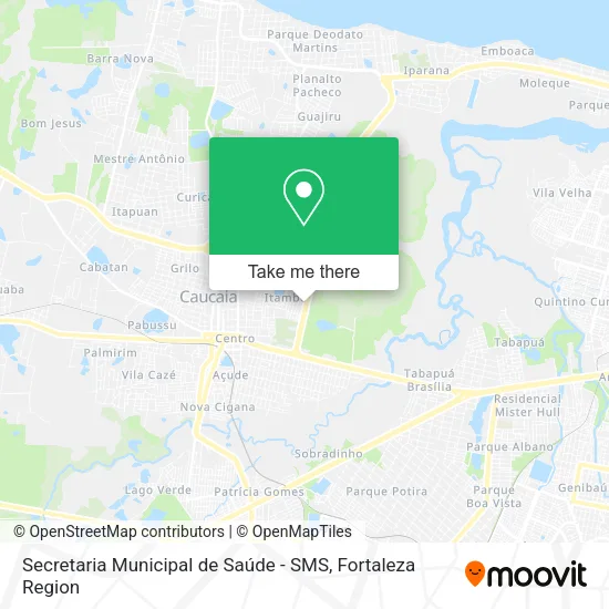 Secretaria Municipal de Saúde - SMS map