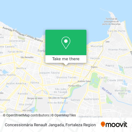 Mapa Concessionária Renault Jangada