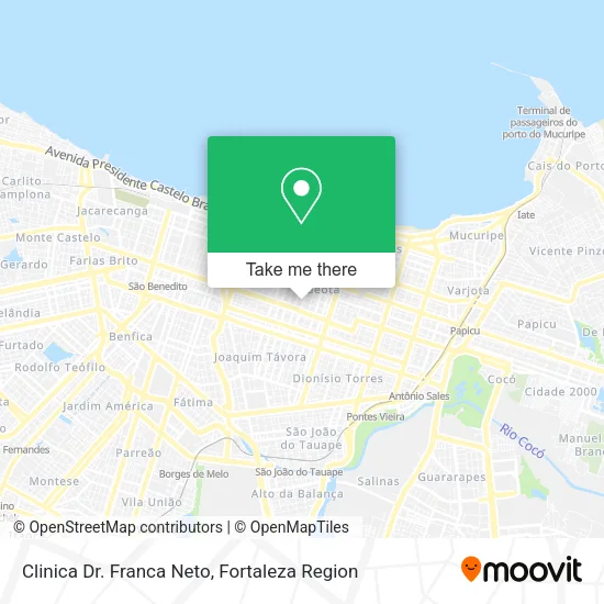 Clinica Dr. Franca Neto map