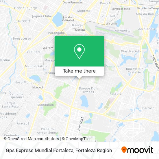 Gps Express Mundial Fortaleza map