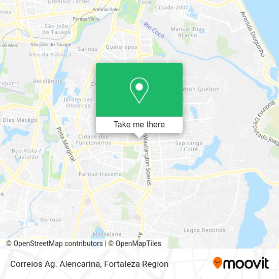 Correios Ag. Alencarina map