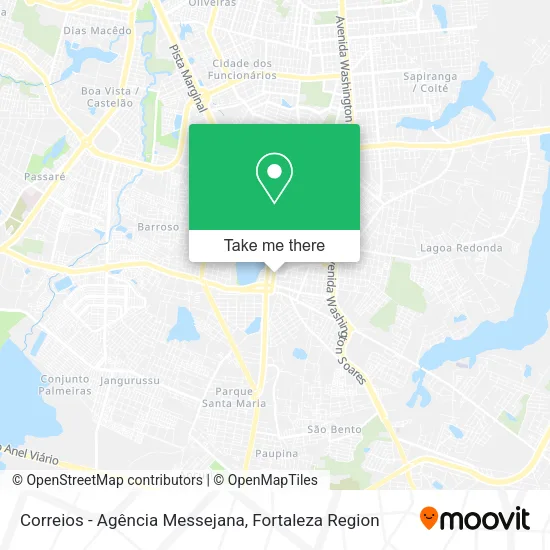 Correios - Agência Messejana map