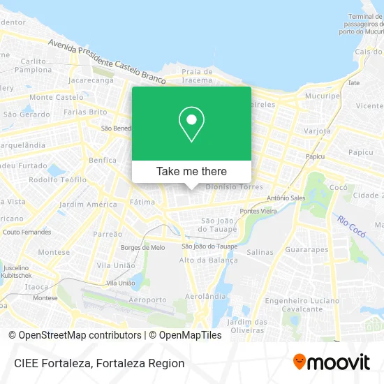 CIEE Fortaleza map