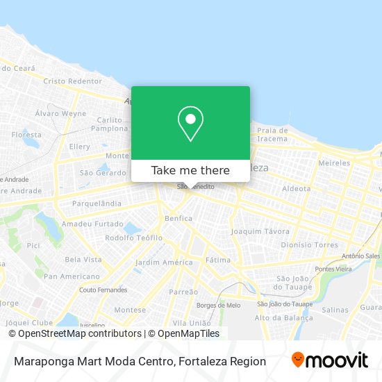 Maraponga Mart Moda Centro map