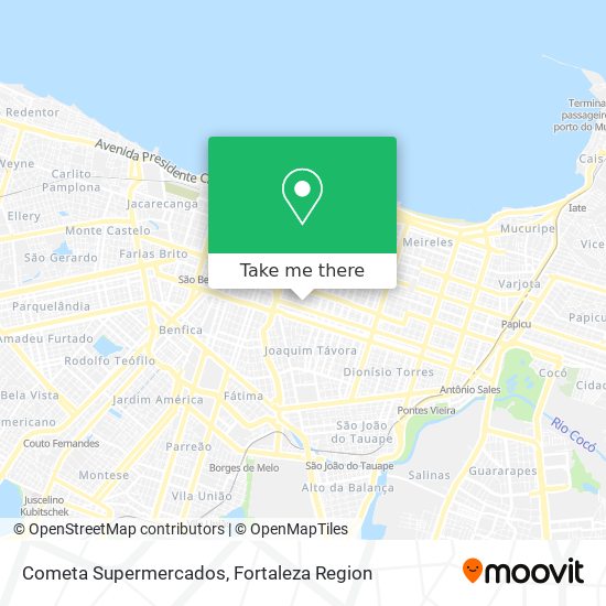 Cometa Supermercados map