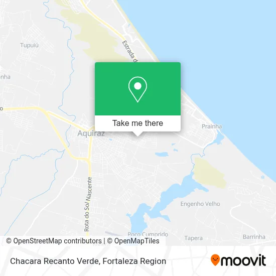 Chacara Recanto Verde map