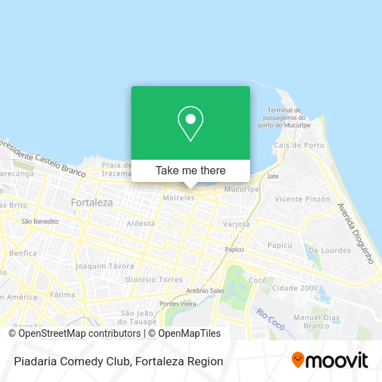 Piadaria Comedy Club map