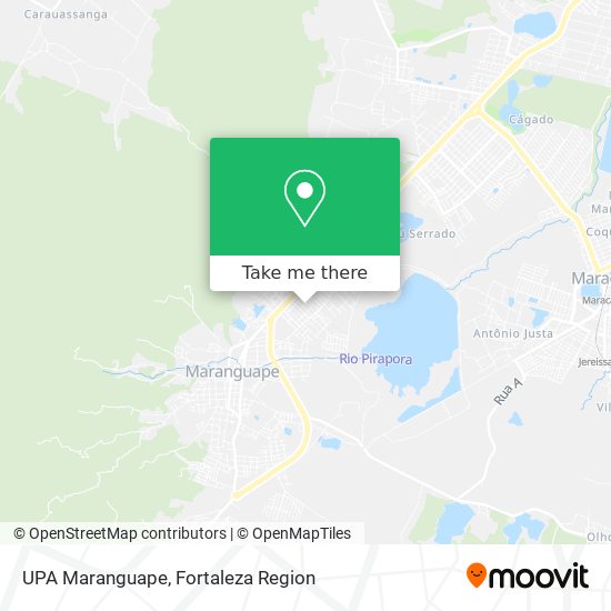 Mapa UPA Maranguape