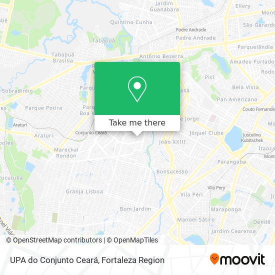UPA do Conjunto Ceará map