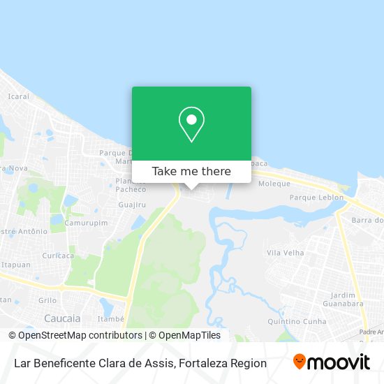 Lar Beneficente Clara de Assis map