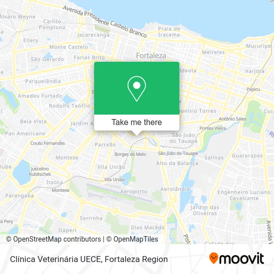 Clínica Veterinária UECE map