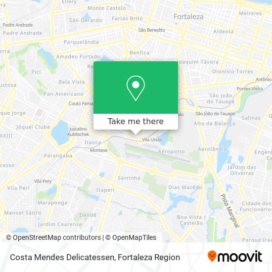 Costa Mendes Delicatessen map