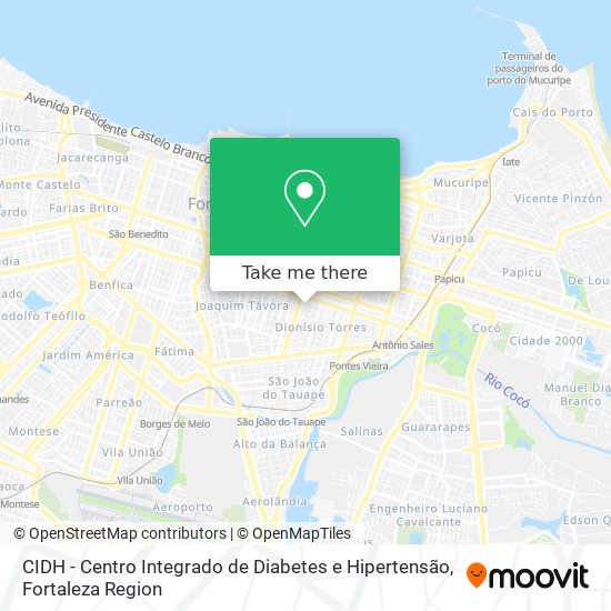 CIDH - Centro Integrado de Diabetes e Hipertensão map