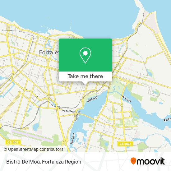 Bistrô De Moá map