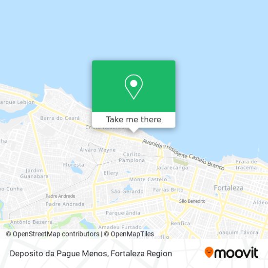 Deposito da Pague Menos map