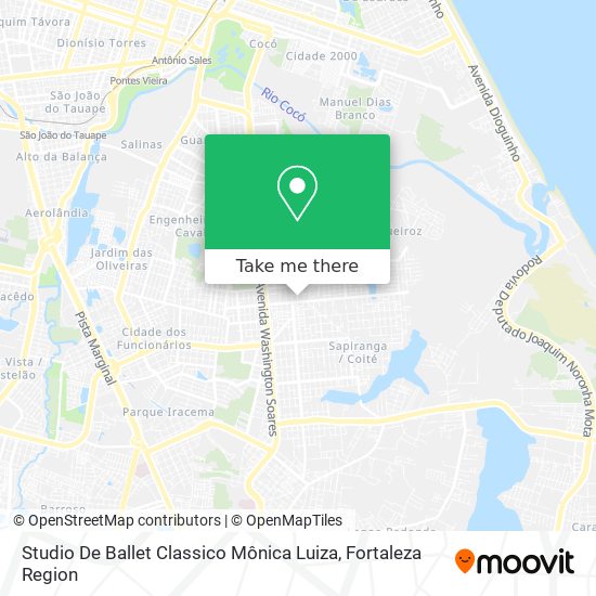 Studio De Ballet Classico Mônica Luiza map