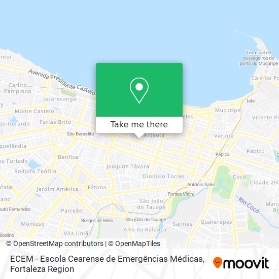 ECEM - Escola Cearense de Emergências Médicas map