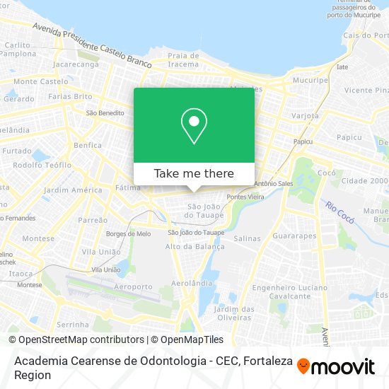Academia Cearense de Odontologia - CEC map