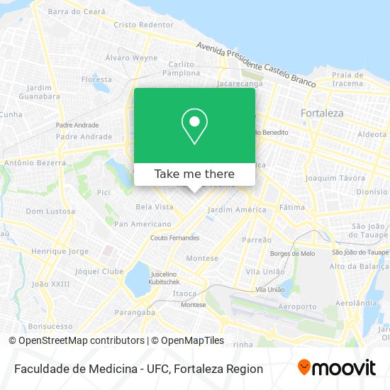 Faculdade de Medicina - UFC map