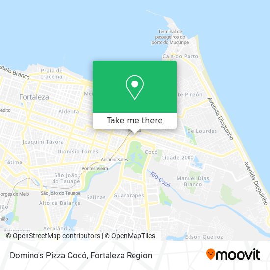 Domino's Pizza Cocó map